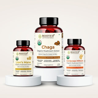 The "Forever in Bloom" Bundle(Lion's Mane + Chaga + Cordyceps)