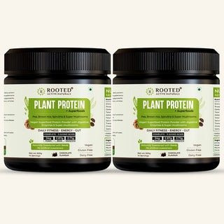 Plant Protein – 24gm Protein - Pea, Mushrooms, Spirulina & Probiotics